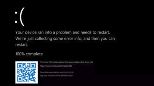 Черный экран смерти в Windows 11
