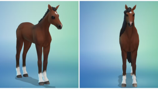 The Sims 4 лошадь